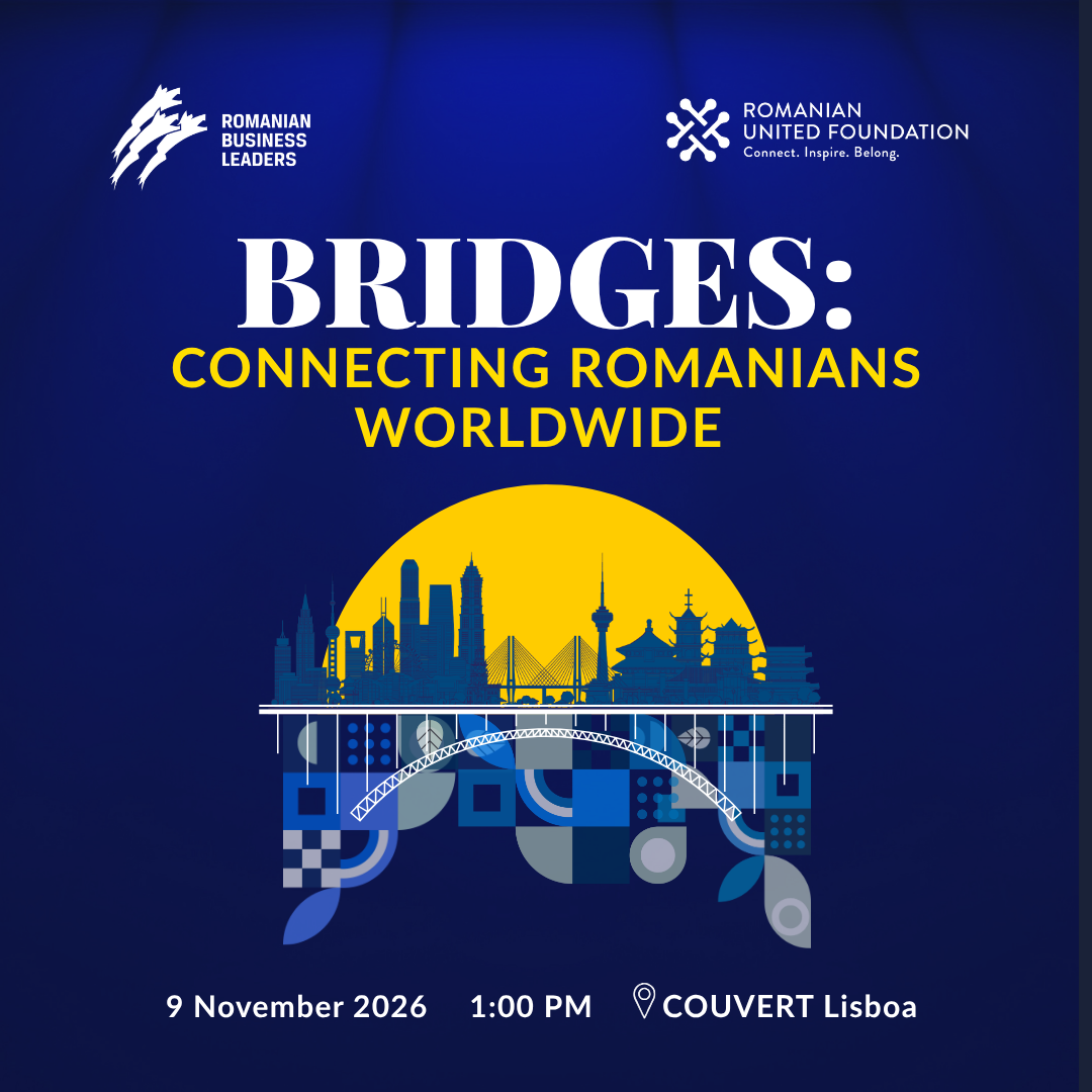 Bridges: Connecting Romanians Worldwide — 9 November 2026, 1:00 PM, COUVERT Lisboa